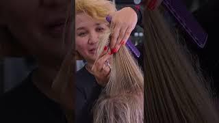 From Ordinary to Extraordinary: Woman's Stunning Salon Makeover ???? #shorts