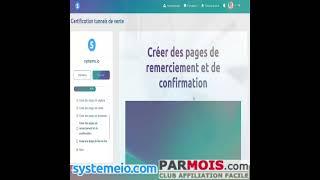J'ai obtenu la certification tunnels de vente de systemeio très difficile 28