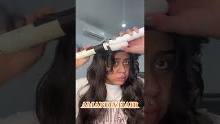 #amandahairs ????Install this viral curtain bang wig w/ me❤️ #hairreview #shorts #wiginstall #tutori