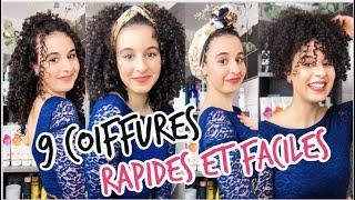 TUTO COIFFURE POUR CHEVEUX BOUCLÉS CURLYHAIRSTYLES