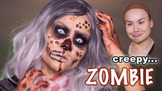 ZOMBIE MAKEUP TUTORIAL HALLOWEEN | Maryam Maquillage