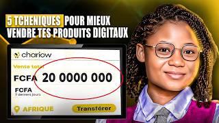 5 Techniques SECRÈTES pour Vendre 10x Plus sur Chariow (+ 2000€/mois garantis)