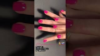 Tiny#nailextension#difference#manicure#nailart#nailstyle#viralnails#russiannails#magnificent#nails