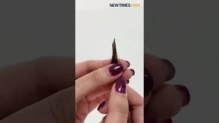 How to Make  Keratin Tip Hair Extensions | DIY Extensions Tips | New Times Hair #shorts