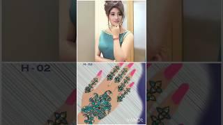 Beautiful ????❤️ Shivangi Joshi Naira same dress colour mehndi designs #shorts #video #viral#trendin