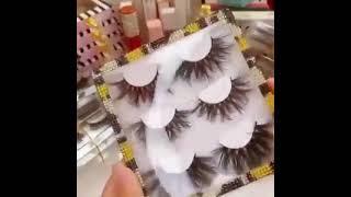 3D mink lashes wholesale custom logo plastic packing box manufacturer