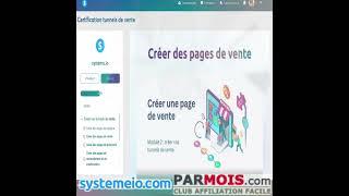J'ai obtenu la certification tunnels de vente de systemeio très difficile 38