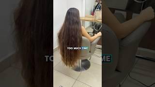 This is why no one wanted to do my hair at the salon ???? #hairstyle #haircare #longhair #hairgoals