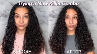 A Killer Combo for Curly Hair | Defined wash and go
