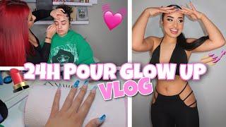 24H POUR GLOW UP: ONGLES, MAKEUP ET TENUE ON FLEEEEEK (VLOG)