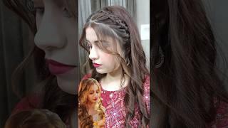 Alishba Wedding Recreated Hairstyles Tutorial ????#shorts #youtubeshorts #hairstyle