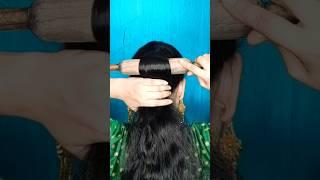 ????बेलन से stylish flower bun hairstyle 2024#flowerbunhairstyle #shorts #youtubeshorts #trendingsho