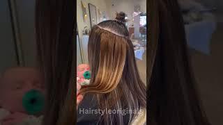 100% Human Hair Extension #hairatyleoriginals #clipinhairextensions #tapeinhairextensions #shorts