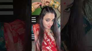 Teej special bun hairstyle with gajara #shots @sangeetasinghhairstyles