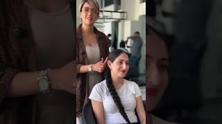 @_nihalcristal est venue au salon avec une magnifique chevelure de Raiponce,???? #haircut #hairstyle