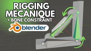 Rigging Mécanique sur Blender (Bone constraint)