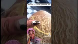 Glueless Hairstyle with Weave Extensions