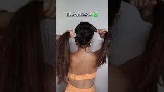 Astuce coiffure: la queue de cheval volumineuse avec une pince ???? #hairstyle #hairhack #hairhacks