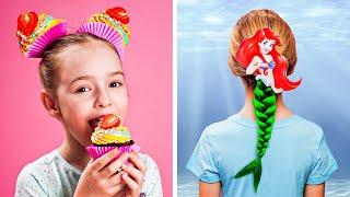 8 IDÉES COIFFURES STYLÉES POUR LES FILLES || Les Secours Sont en route par 123 GO! PLAY