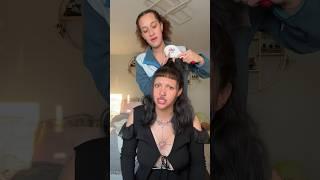 TRYING AN EDGY CLAW CLIP HAIRSTYLE ON MY SISTER!! #hairstyletutorial