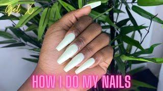 COMMENT JE FAIS MES ONGLES À LA MAISON - GEL X 