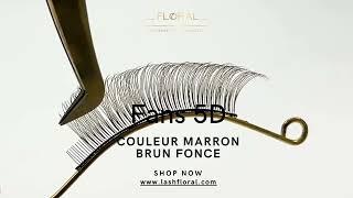 Les cils marron, une tendance.