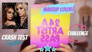 CRASH TEST CHALLENGE MAKEUP COLORE AVEC OLIVIA MORE #MORPHE #24AARTISTPASS