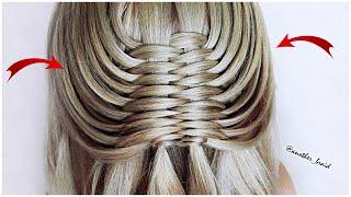 EASY Half Up Hairstyle Tutorial | new hairstyle for wedding and party || trending hairstyle #shorts